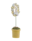 Decoro alberello di Pasqua con coniglietto, 3 decori assortiti. Blanc Mariclò