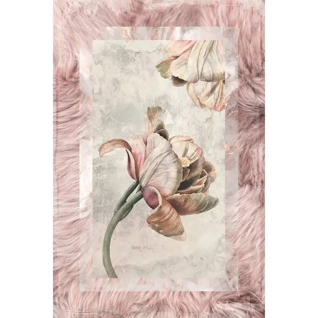 Tappeto per interno "Tulipano", misura 76x130 cm.