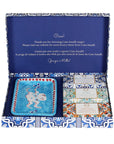 Blue Maiolica pack con 3 saponi e un portasaponetta. Casa Amalfi