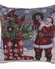Cuscino quadrato gobelin Santa Claus. Blanc Mariclo