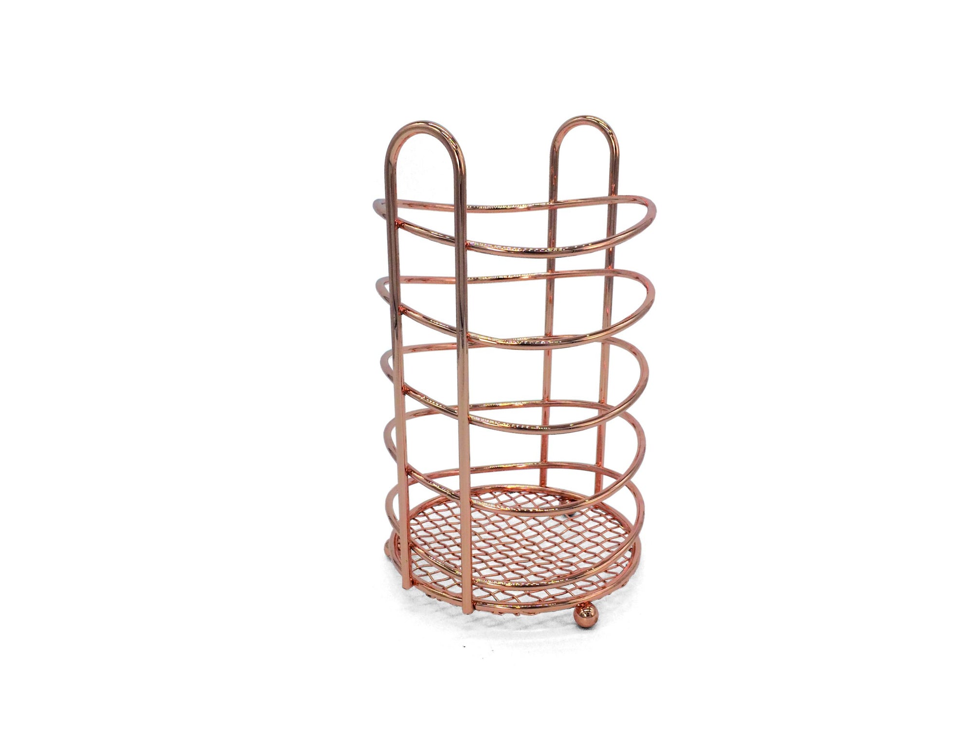 Porta utensili acciaio "Copper", colore oro rosa. Fade
