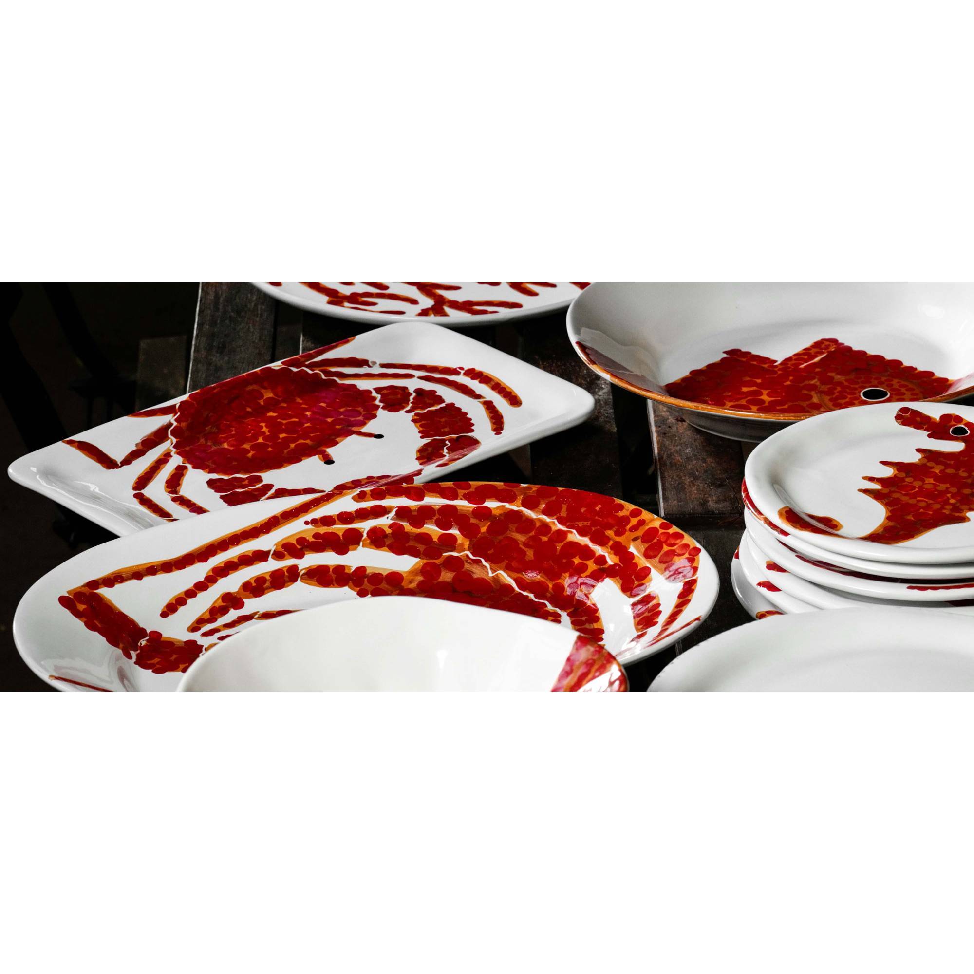 Coppetta Conchiglia, Linea Marina, in ceramica. Virginia Casa