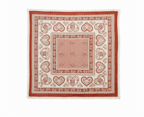 Centrotavola/Tovaglia, Linea Alpen, 90x90cm. Tognana