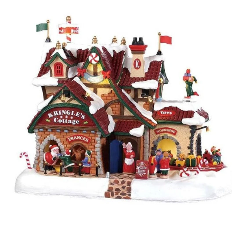 Edificio Kringle's Cottage with 4.5V. Lemax