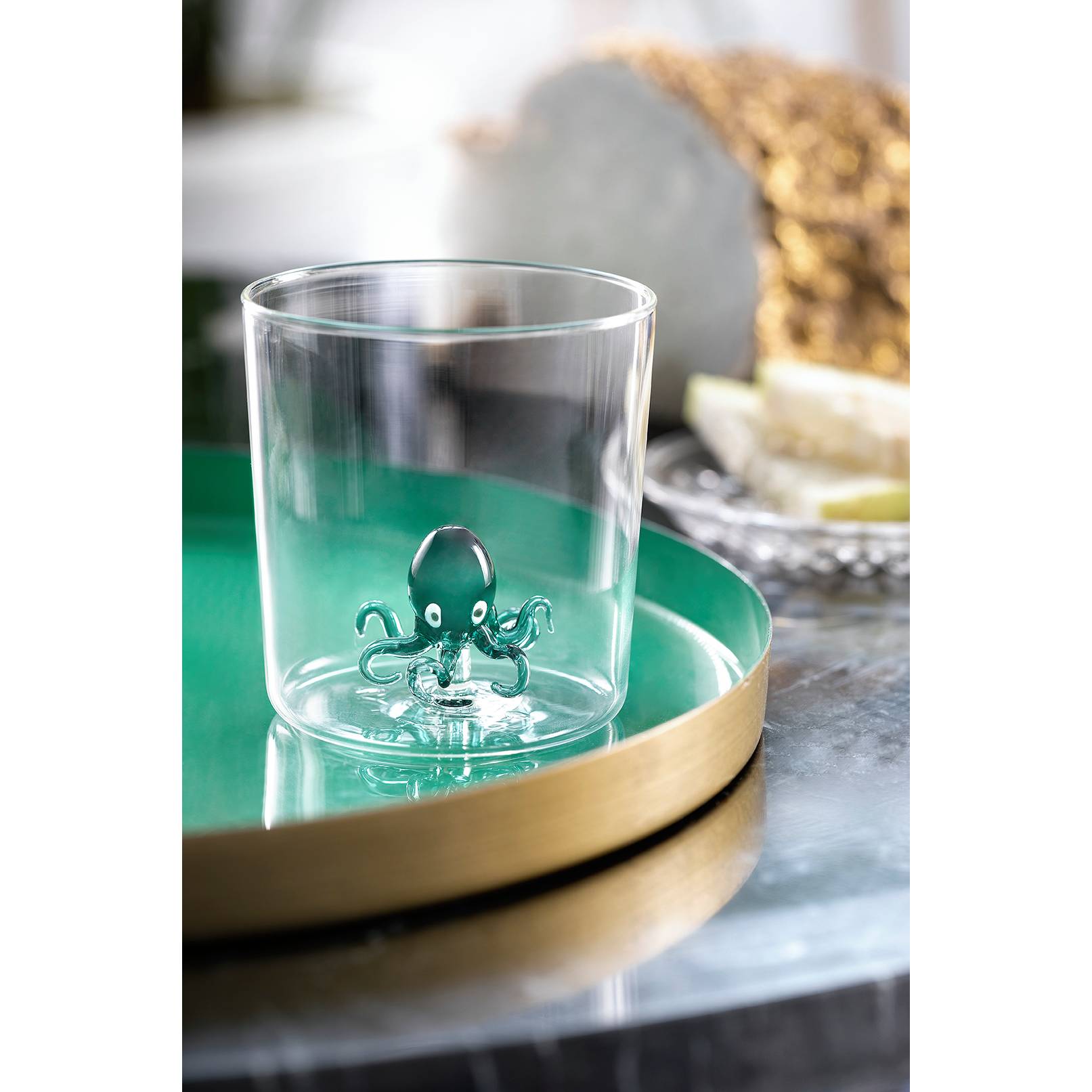 Set 6 bicchieri acqua &quot;Treasure&quot; Deep sea. Henriette