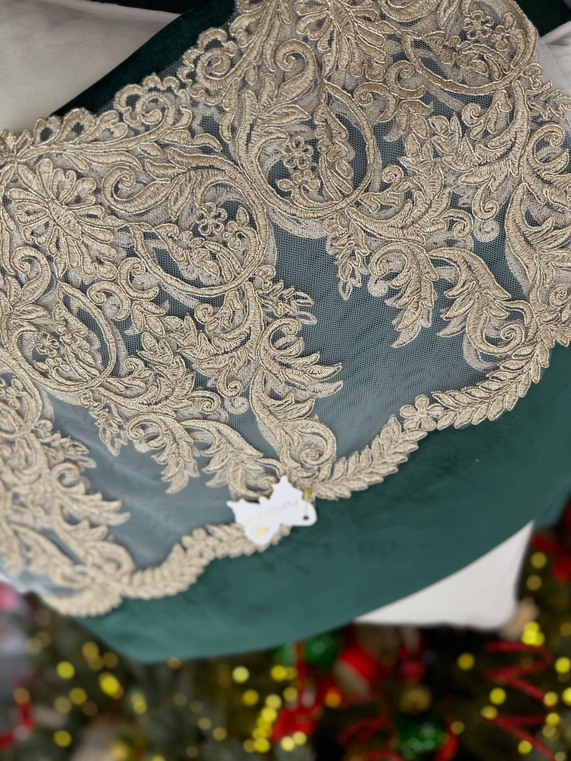 Runner velluto con pizzo Impero 3 colori assortiti Fiori Di Lena