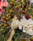 Coppa oro con fiori natalizi Fiori Di Lena