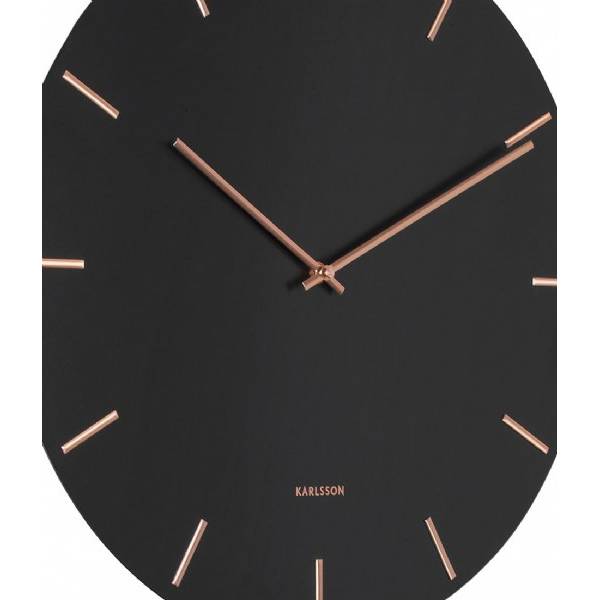 Orologio da Muro "IMPRESSIVE PENDULUM" colore nero e rame. KARLSSON