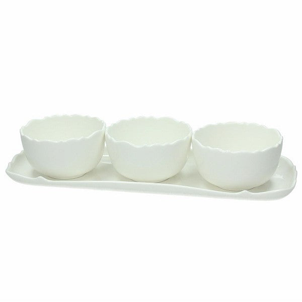 Vassoio Happy Hour Bianco LINEA KALIKA. Tognana