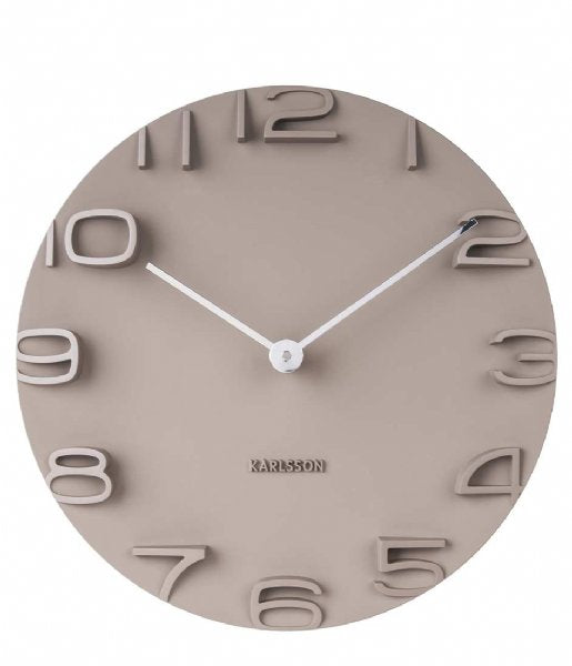 Orologio da Muro "On the edge" colore grigio. KARLSSON