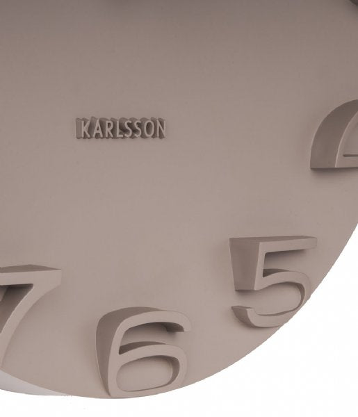 Orologio da Muro "On the edge" colore grigio. KARLSSON