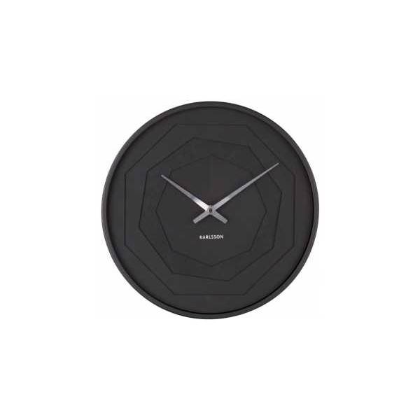 Orologio da Muro "LAYERED ORIGAMI" colore nero. KARLSSON