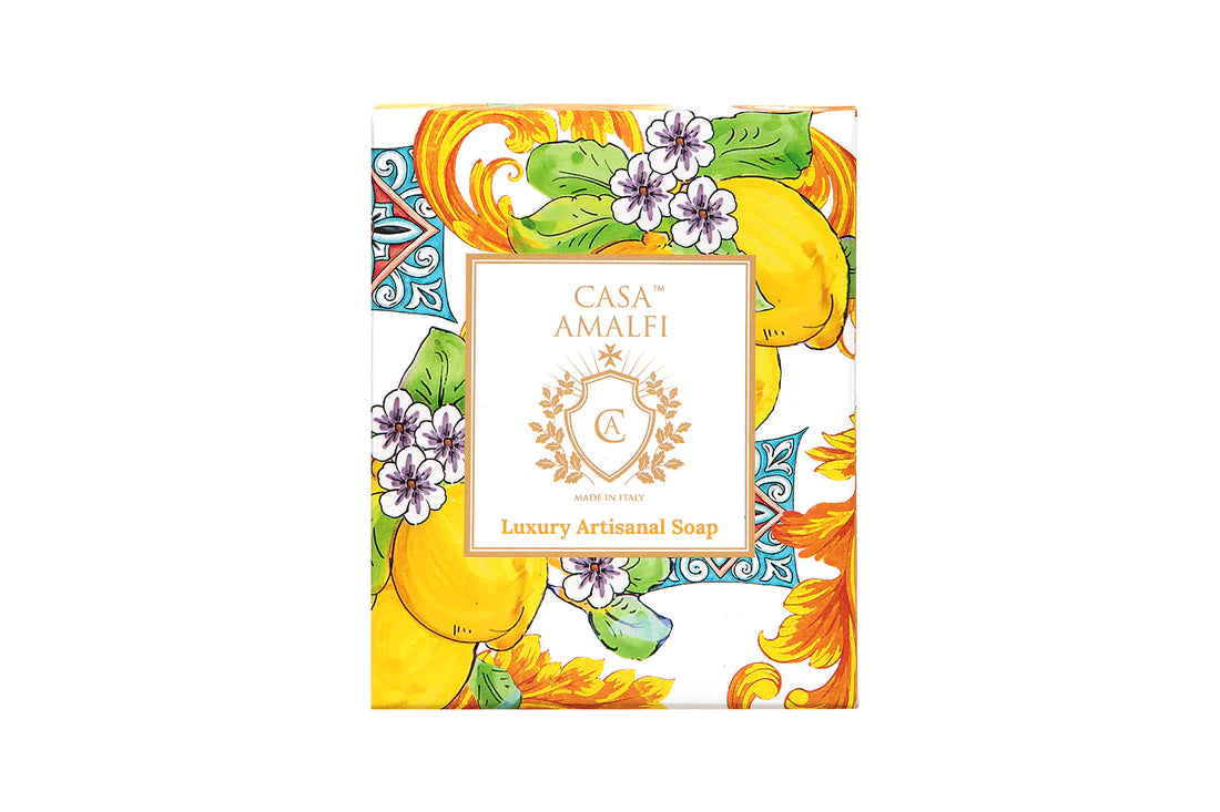 Lemon Maiolica pack con 3 saponi. Casa Amalfi