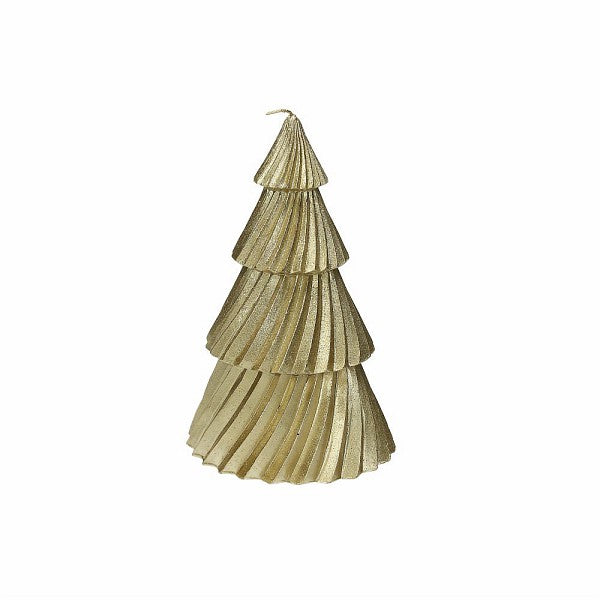 Candela Albero Lux Chic, colore oro, H. 20 cm. Tognana