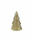 Candela Albero Lux Chic, colore oro, H. 15 cm. Tognana