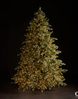 Alberi di Natale Pino Argentato H.240 cm. con 5000 led. EDG