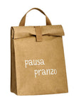 Porta pranzo decoro "Pausa pranzo" colore avana. Simple day