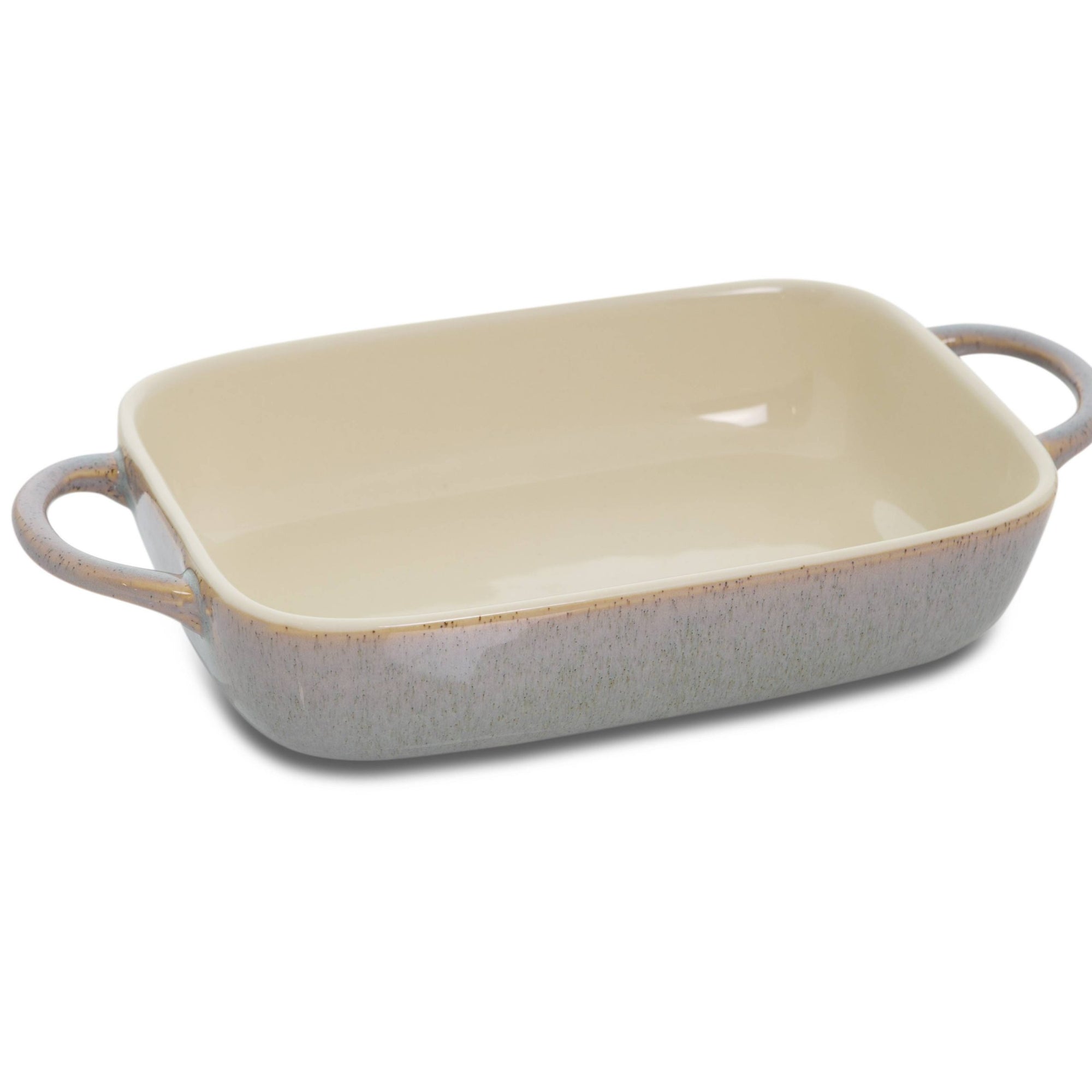 Pirofila rettangolare con manici "Reactive oven", colore grigio, misura 33x18 cm. Fade