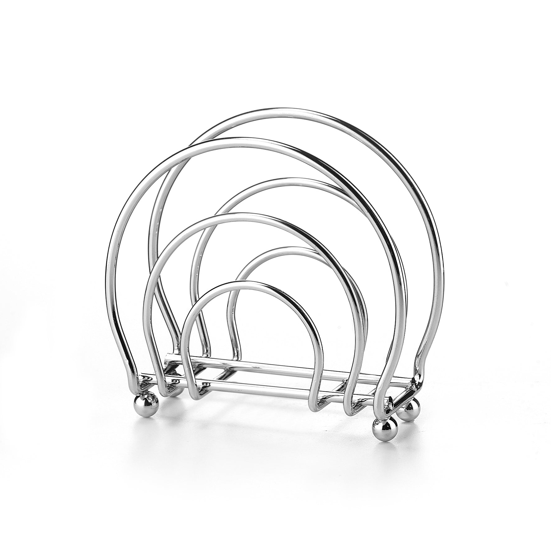 Portatovaglioli acciaio "Steel", colore argento. Fade