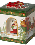 Pacchetto regalo grande quadrata slitta Villeroy & Boch linea Christmas Toy's