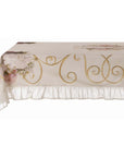 Tovaglia con Gala fiorata 150x220. Blanc Mariclò