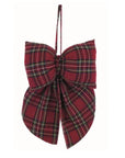 Decoro fiocco porta tartan, linea Tartan. Blanc Mariclò
