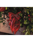 Set presina e 2 canovacci tartan, linea Tartan. Blanc Mariclò