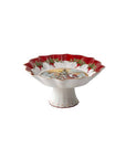 Ciotola su piedistallo Babbo Natale con albero di Natale Villeroy & Boch linea Toy's fantasy
