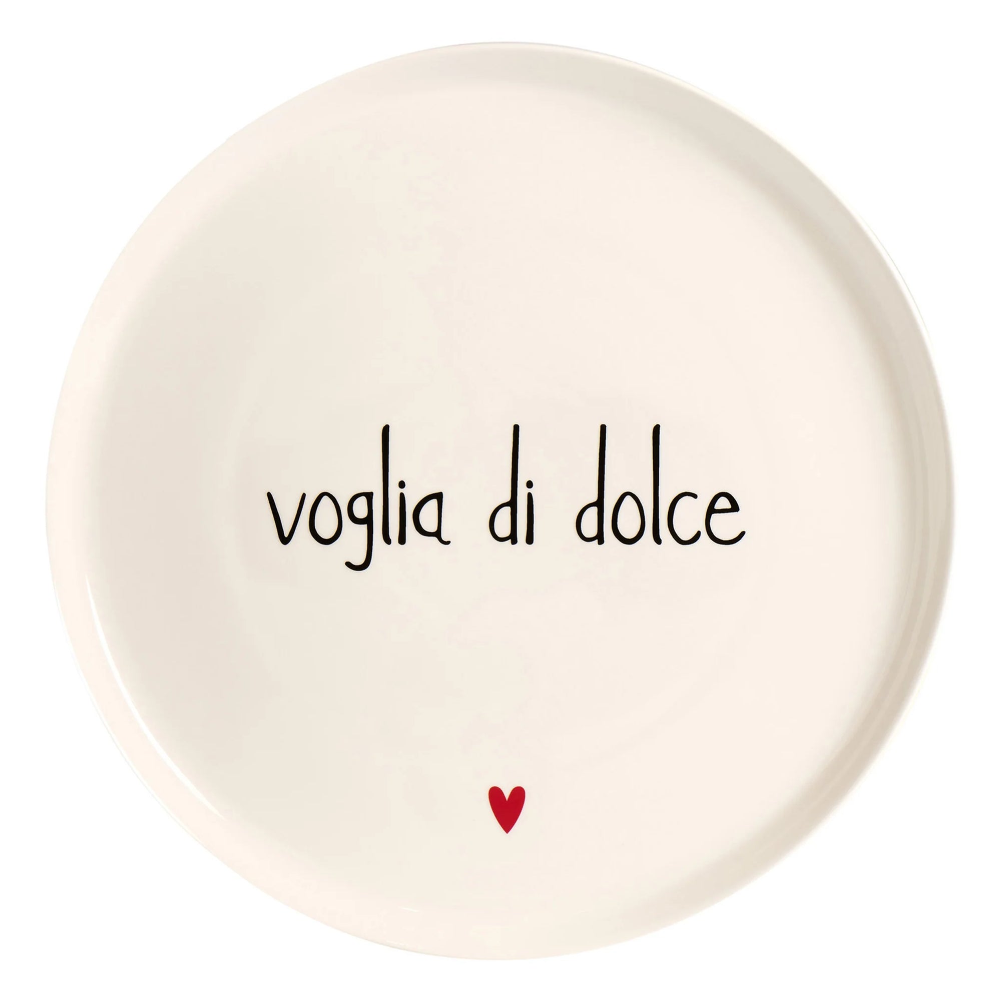 Alzata per dolci in gres decoro &quot;Voglia di dolce&quot;. Simple day
