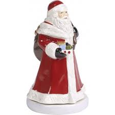 Babbo Natale rotante con carillon Villeroy &amp; Boch linea Nostalgico Melody