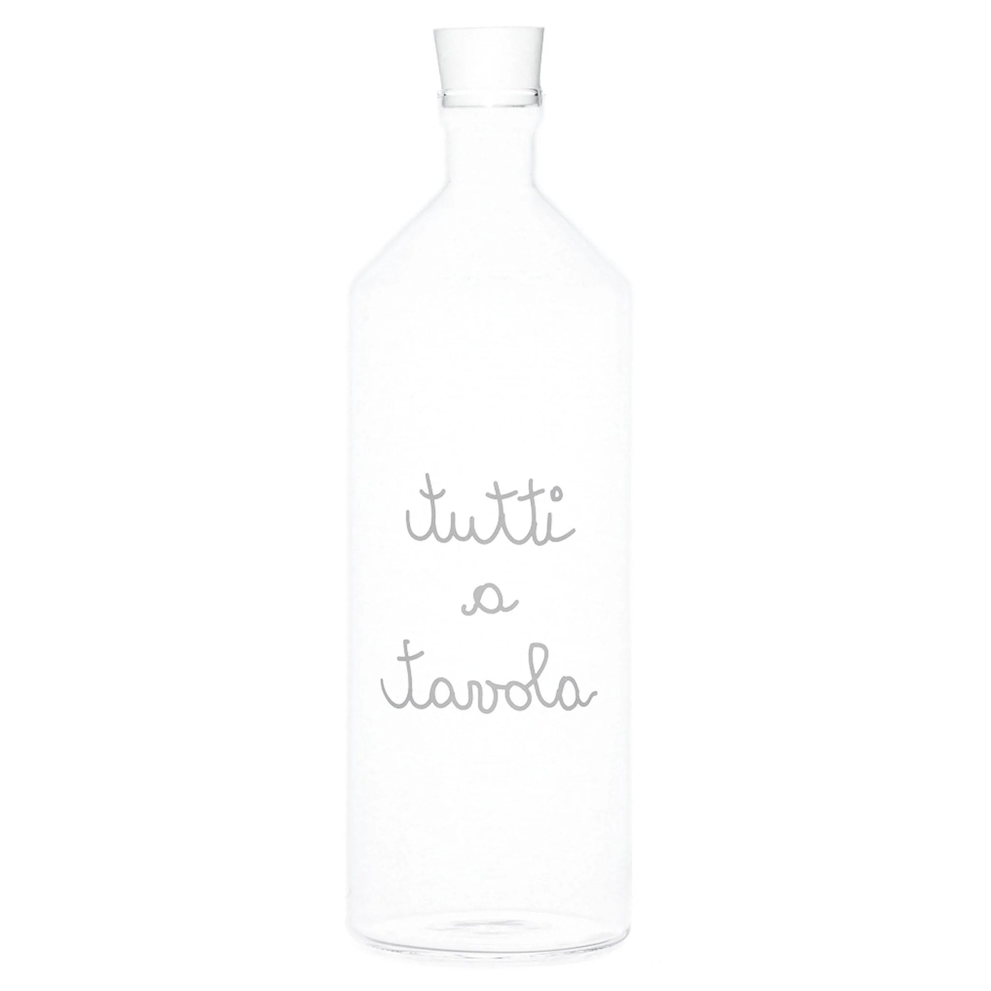 Bottiglia acqua decoro "Tutti a tavola". Simple day