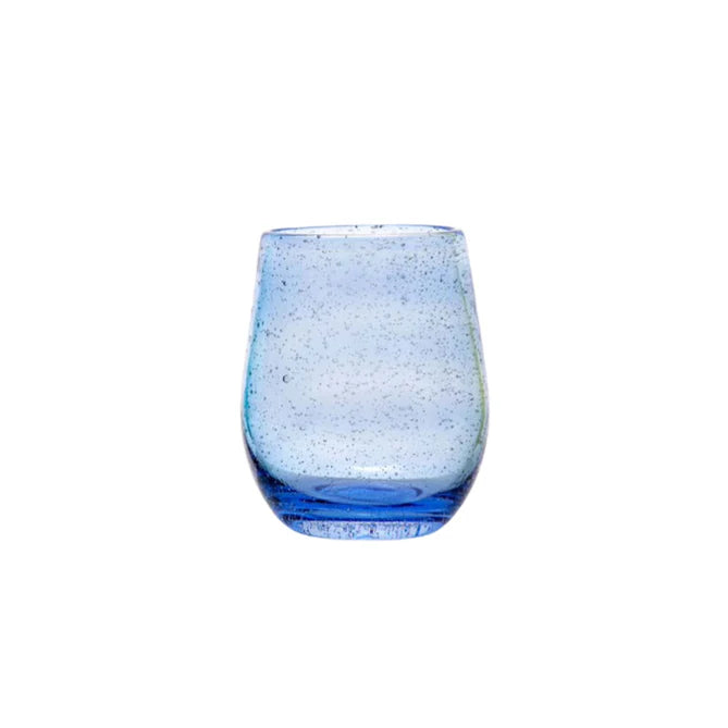 Set 6 bicchieri acqua "Bubble" colore blu. Fade