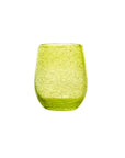 Set 6 bicchieri acqua "Bubble" colore verde. Fade