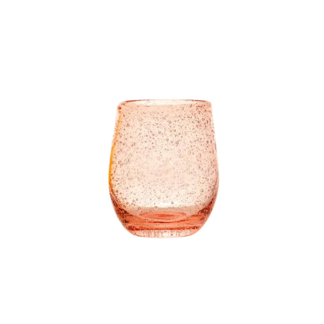 Set 6 bicchieri acqua &quot;Bubble&quot; colore pesca. Fade
