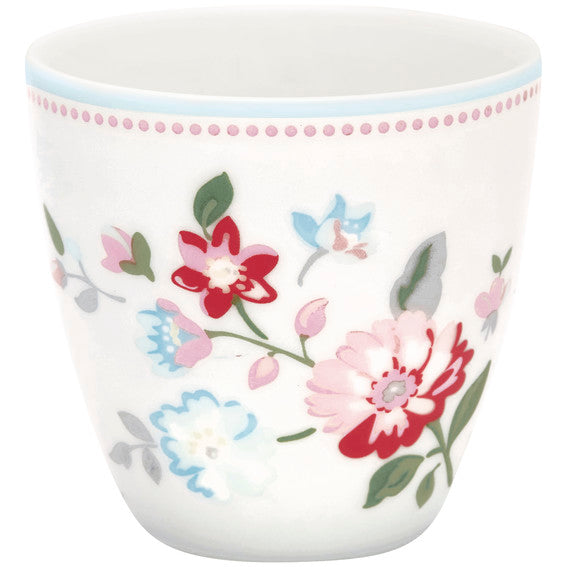 Mini Latte cup Linea Sonia colore bianco. Greengate