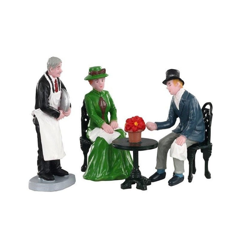 Statuine Café Society Set of 4. Lemax