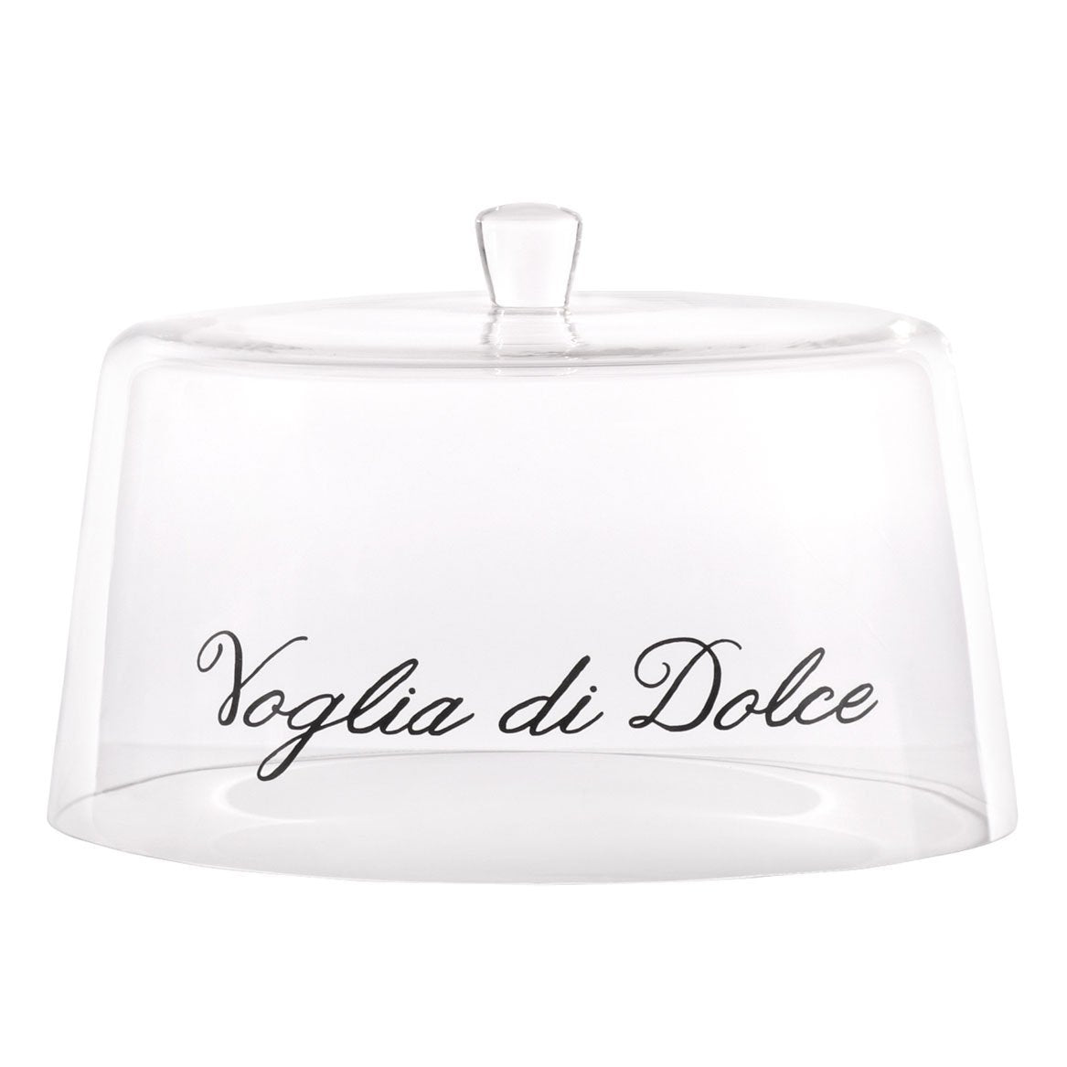 Campana in vetro decoro "Voglia di dolce" diametro 28.5cm. Simple day