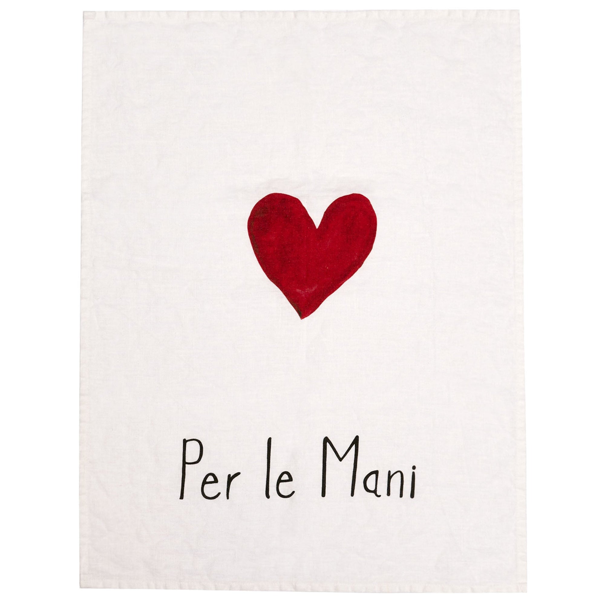 Canovaccio lino decoro "Per le mani" 50x68 cm. Simple day