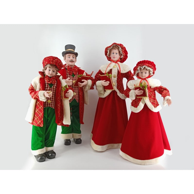 Set di 4 cantori rossi. Timstor