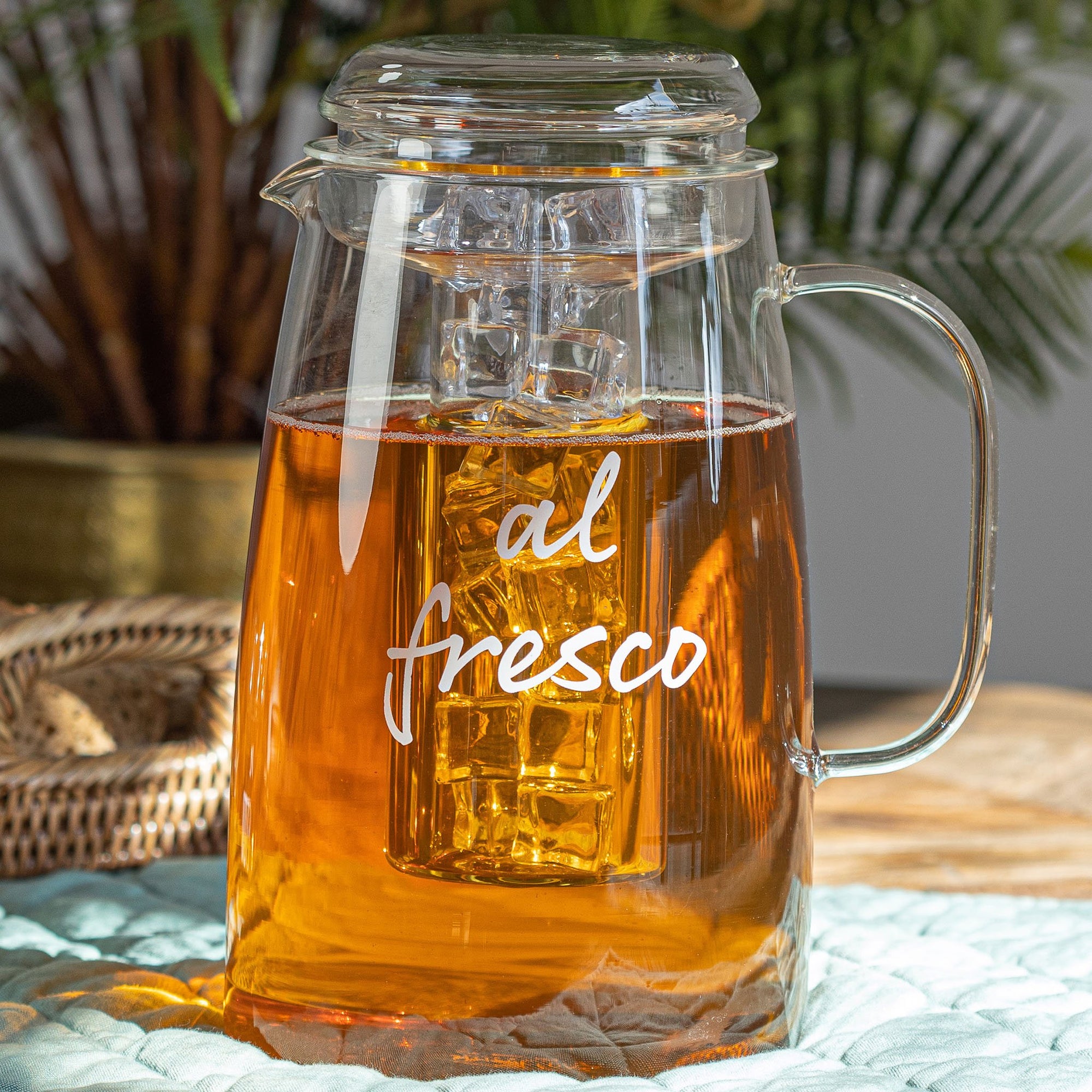 Caraffa con portaghiaccio decoro "Al fresco". Simple day