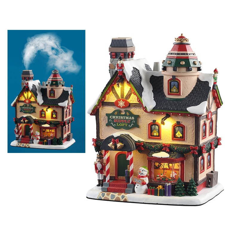 Christmas Supply Loft Effetto Fumo con Alimentatore 4.5V. Lemax