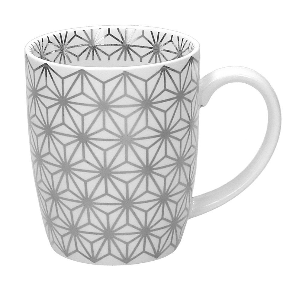 Mug In Ceramica, LINEA Christmas Silvery. Tognana Porcellane