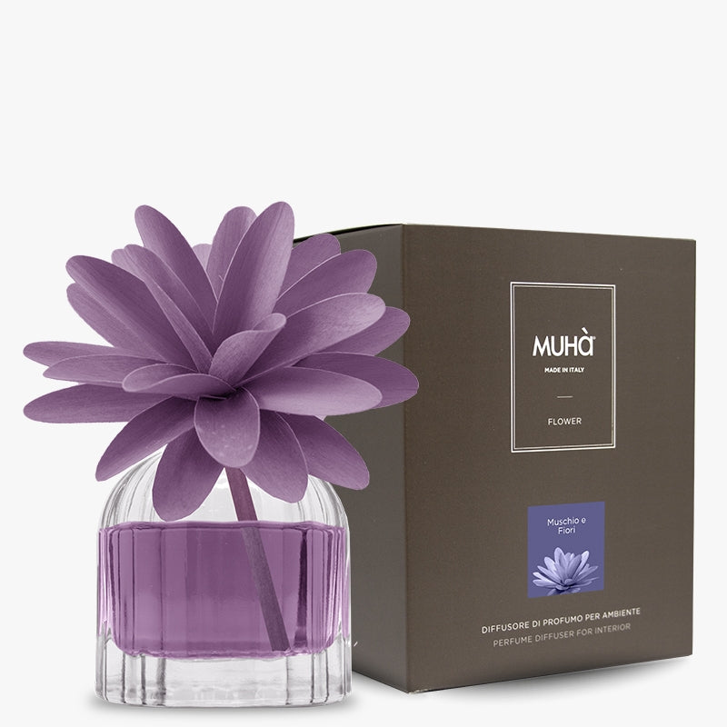 Profumatore d'ambiente "Flower Diffuser" muschio e fiori, 60ml. Muhà