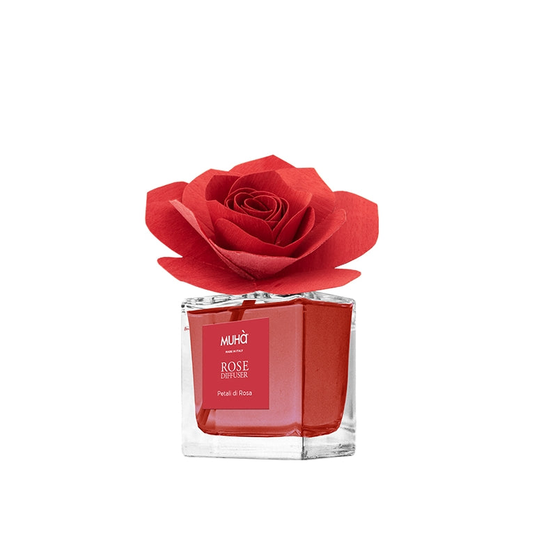 Profumatore d'ambiente "Rosa Diffuser" petali di rosa, 100ml. Muhà