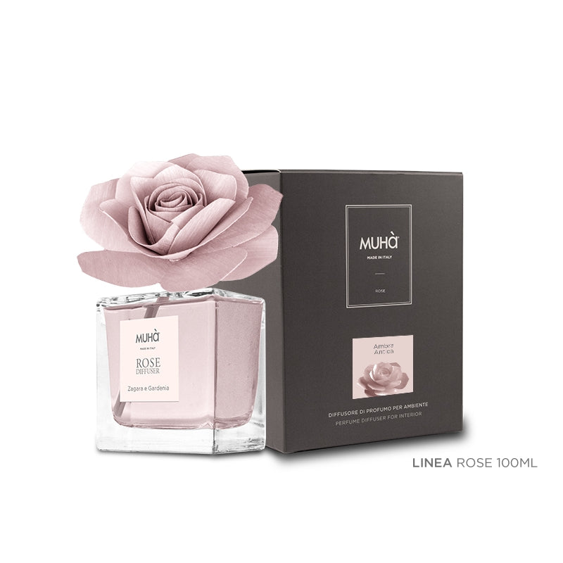 Profumatore d'ambiente "Rosa Diffuser" ambra antica, 100ml. Muhà