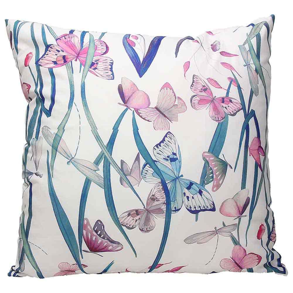 Cuscino con imbottitura, Linea Butterfly, 43x43 cm. Tognana