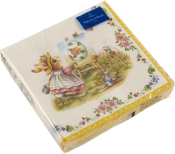 Tovaglioli in carta pasquali grandi, coniglio. Villeroy &amp; Boch