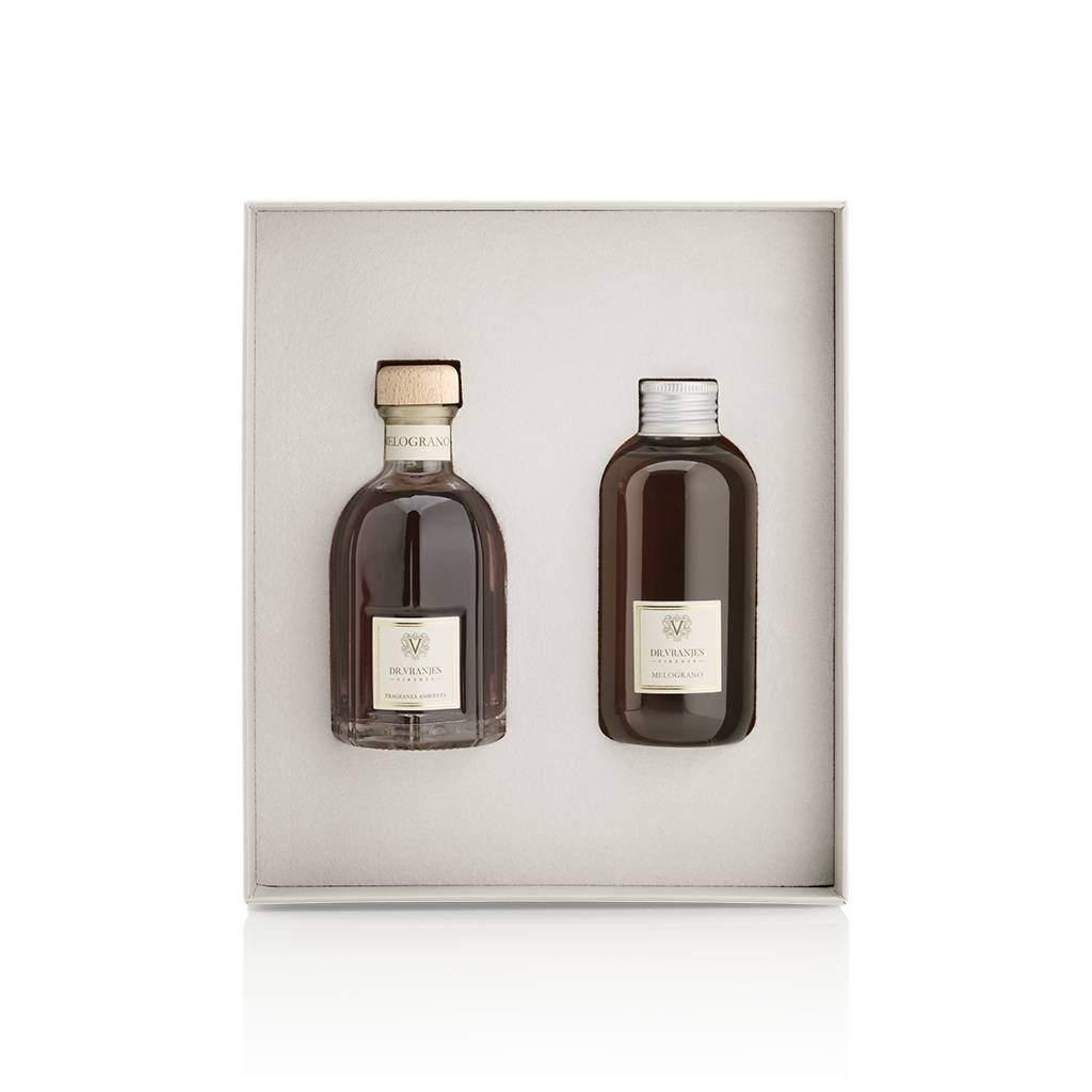 GIFT BOX da 100 ml. Con Ricarica da 150ml. fragranza Melograno. Dr. Vranjes