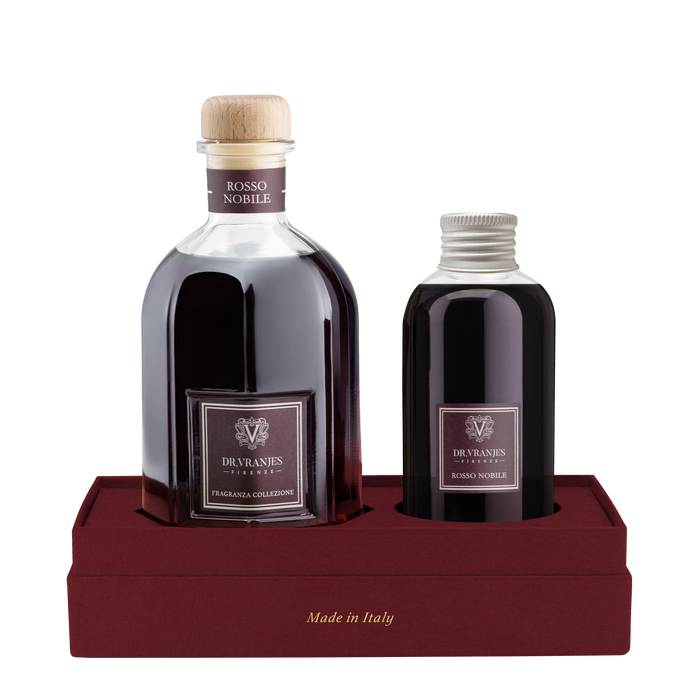 Cofanetto 250ml.+ ricarica 150ml. ROSSO NOBILE. Dr. Vranjes