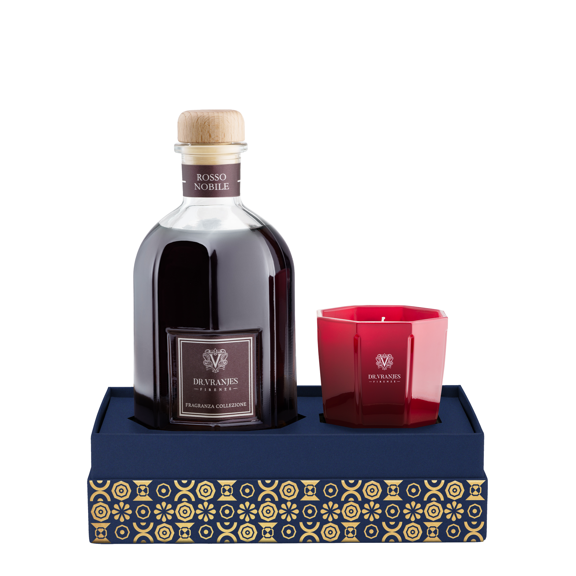 Cofanetto 250 ml + Candela XS ROSSO NOBILE EDIZIONE LIMITATA. Dr. Vranjes